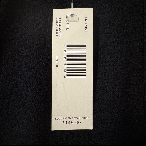 Ellen Tracy Black Knee-Length Pencil Skirt for Work - Picture 6 of 9